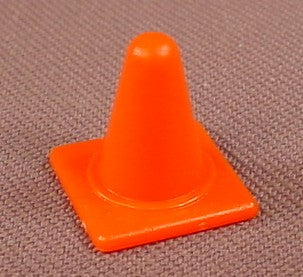 Playmobil Orange Traffic Warning Cone Or Pylon