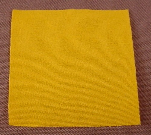 Playmobil Yellow Or Gold Square Cloth Baby Blanket For A Crib