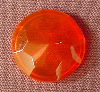 Playmobil Semi Transparent Or Clear Red Round Ruby Crystal Gem