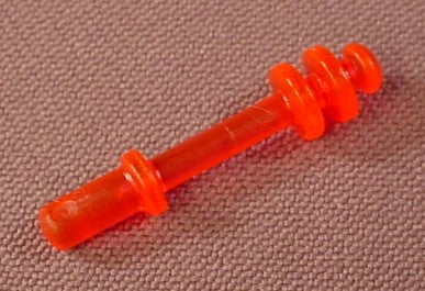 Playmobil Semi Transparent Or Clear Red Short Antenna