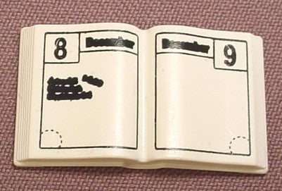 Playmobil White Open Book With The 8Th And 9Th Of December Printing