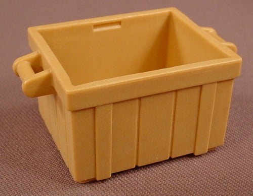 Playmobil Light Brown Or Tan Wood Slat Crate