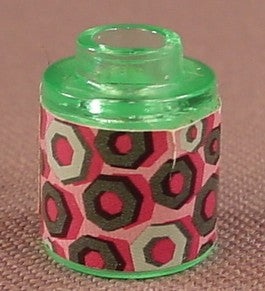 Playmobil Semi Transparent Green Jar With A Nuts Sticker