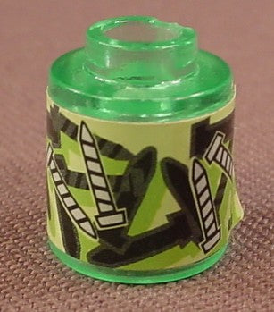 Playmobil Semi Transparent Green Jar With A Screws Sticker