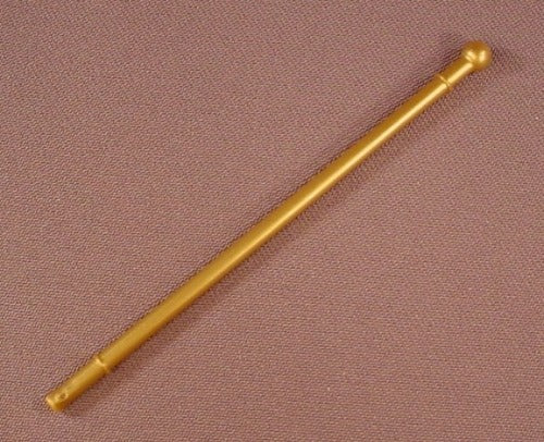Playmobil Gold Sign Pole With A Round Knob Or Ball At The Top