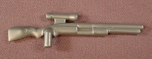 Playmobil Silver Gray Rifle With A Scope
