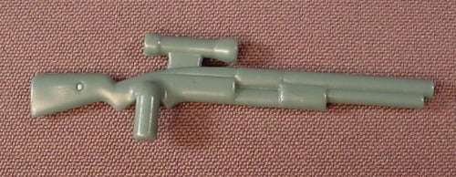 Playmobil Blue Gray Rifle With A Scope