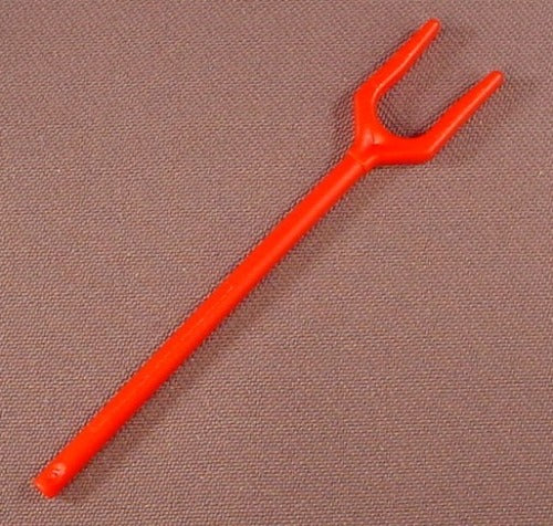 Playmobil Red Animal Control Fork With A Long Handle