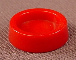 Playmobil Dark Red Round Pet Food Dish Or Water Bowl