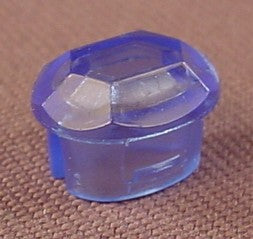 Playmobil Semi Transparent Or Clear Blue Oval Jewel Or Gem