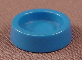 Playmobil Blue Round Pet Food Dish Or Water Bowl
