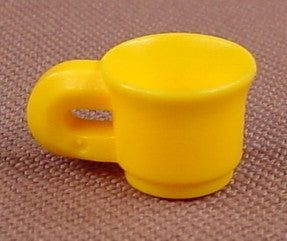 Playmobil Yellow Coffee Or Tea Mug Or Cup With A Ring Handle