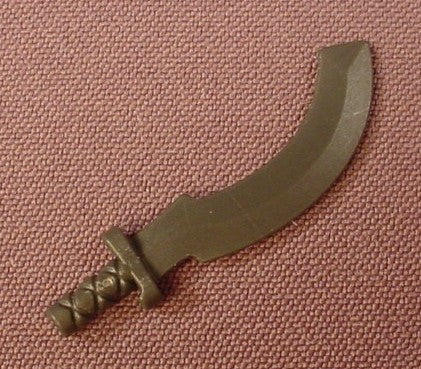 Playmobil Dark Or Metal Gray Egyptian Scimitar Sword