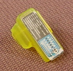 Playmobil Clear Or Semi Transparent Neon Yellow Communication Unit