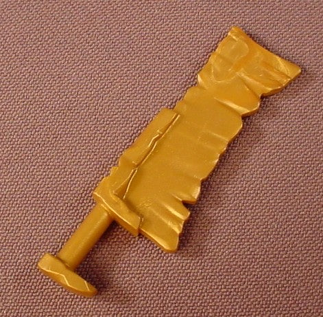 Playmobil Gold Wooden Ax Weapon With A Long Ragged Blade