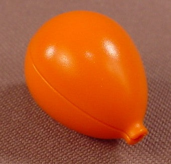 Playmobil Orange 2 Piece Oval Balloon With A Hole For A Handle