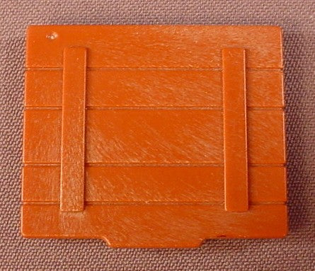 Playmobil Reddish Brown Wood Slat Crate Lid