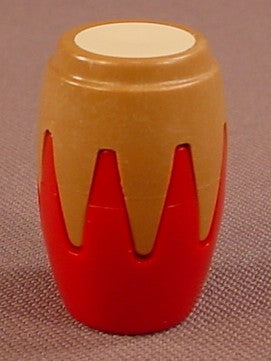 Playmobil Red & Light Brown Bongo Drum