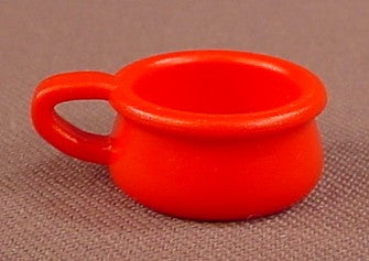Playmobil Red Shallow Pot With A Handle