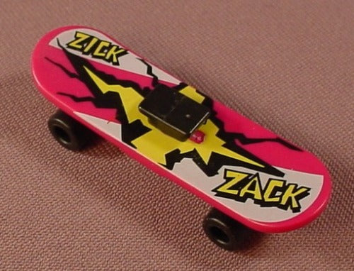 Playmobil Purple Skateboard With A Zick Zack Design