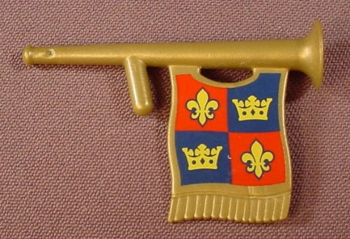 Playmobil Bronze Or Brass Horn With A Drape