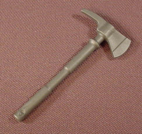 Playmobil Silver Gray Long Handheld Fire Ax Tool