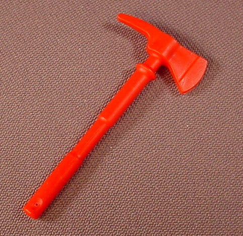 Playmobil Red Long Handled Fire Ax Tool