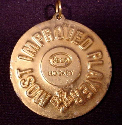 Medallion Esso Hockey Most Improved Player Caha Medal Made Of Solid