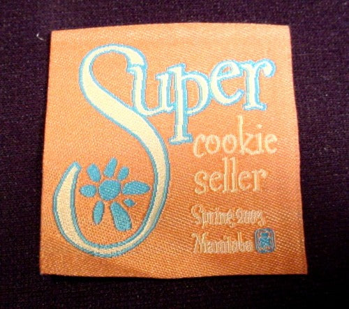 Patch Badge Girl Guides Super Cookie Seller Spring 2008 Manitoba, 2