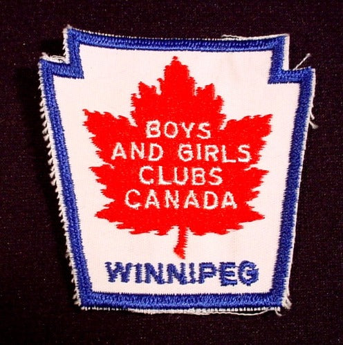 Patch Badge Boys And Girls Clubs Of Canada, 3 1/8" Tall, Embroidere