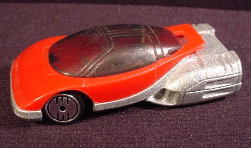How Wheels 1988 Alien, Metalflake Silver With Red Roof