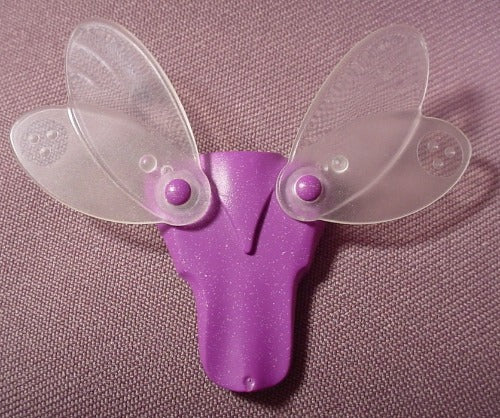 Playmobil Purple Fairy Wing Holder With A Pair Of Clear Wings