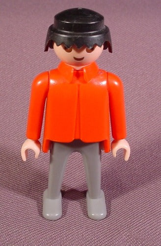 Playmobil Adult Male Classic Style Figure With A Red Top