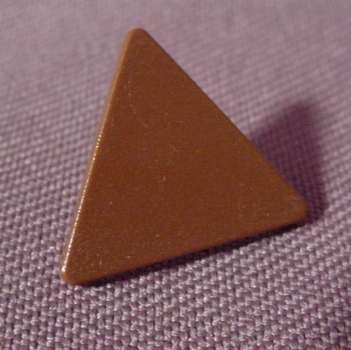 Playmobil Brown Triangular Sign With A Clip On The Back