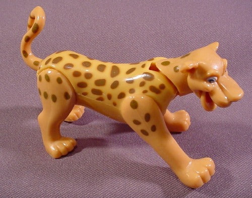 Rainforest Cafe Maya The Jaguar PVC Figure, 3" Tall, Neck Arms Tail