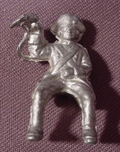 Metal Or Lead Revolutionary Rider Figure, 1 1/2" Tall