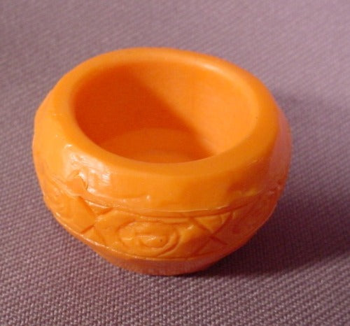 Disney Pocahontas Orange Carved Bowl For Playset