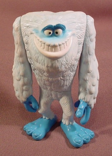 Disney Monsters Inc 2001 Abominable Snowman Yeti Figure, 4 3/4"