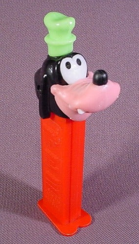 Pez Disney Goofy, Red Stem, Pez Candy Dispenser, Made In Hungary, 4