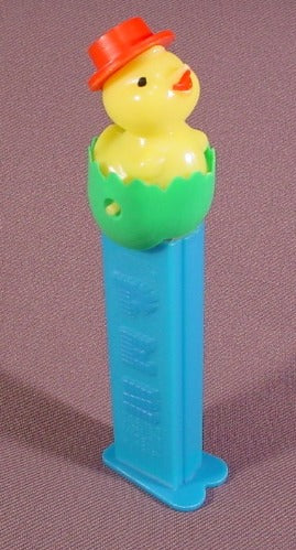 Pez Easter Chick In Green Nest, Pez Candy Dispenser, Made In Hungar