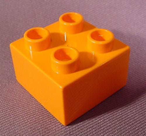 Lego Duplo 3437 Orange 2X2 Brick, Dora The Explorer, Bob The Builde