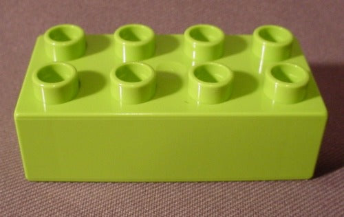 Lego Duplo 3011 Bright Green 2X4 Brick, Thomas The Tank Engine