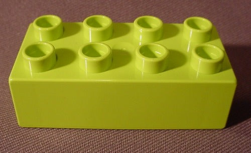 Lego Duplo 3011 Lime Green 2X4 Brick, Bob The Builder, Dinosaurs, D