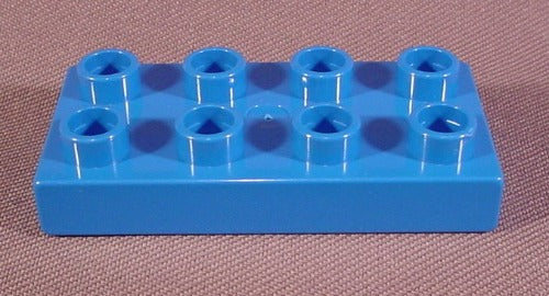 Lego Duplo 40666 Blue 2X4 Plate, Trains