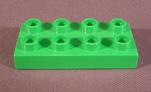 Lego Duplo 40666 Medium Green 2X4 Plate, Bob The Builder