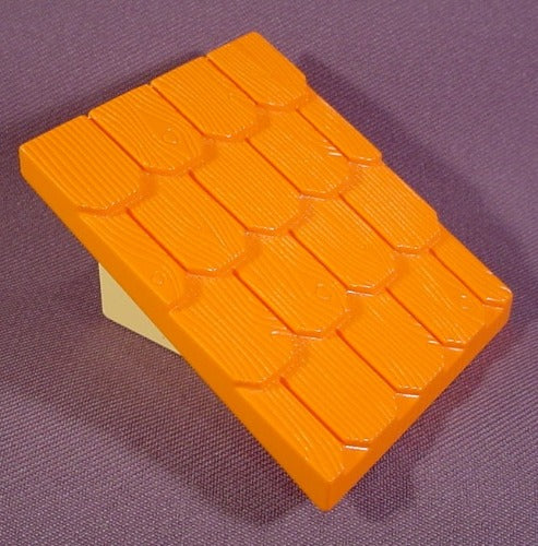 Lego Duplo 4860 Roof Piece With Orange Shingles