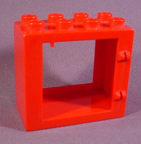 Lego Duplo 4253 Red Door Frame 2X4X3 With Flat Rim, Circus, Farm