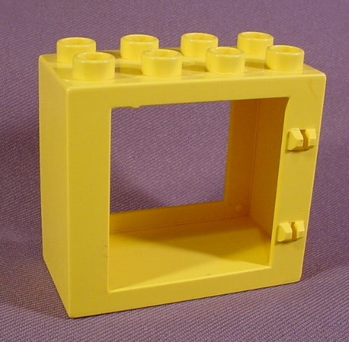 Lego Duplo 4253 Yellow Door Frame 2X4X3 With Flat Rim, Circus, Farm