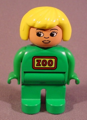 Lego Duplo 4555 Female Articulated Figure, Green Legs & Shirt