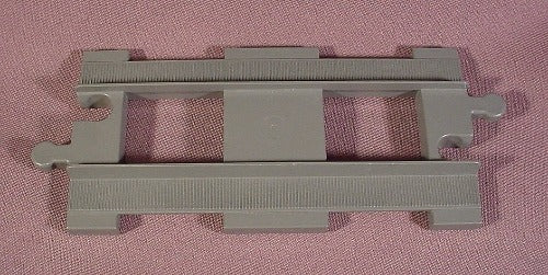 Lego Duplo 6377 Gray Straight Train Track 4X8, 6" Long, Trains